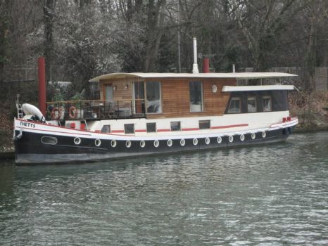 Houseboat on River Seine