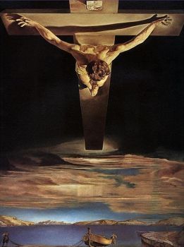 Christ of St. John of the Cross - 1951 — Salvador Dali