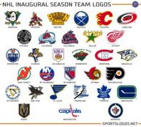 nhl inaugural season team logos