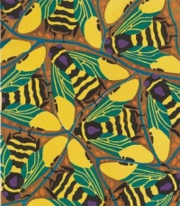 E.A. Seguy - DETAIL from Art Deco pattern of beetles and other insects. / Back where this theme began a few days ago. . . Seguy in a smaller size puzzle.