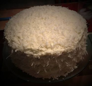 Coconut Cake by My Son 10.16.18
