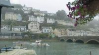A misty day in the town Looe
