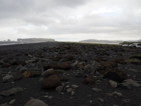 Black Sand in Iceland