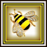 Just some Beautiful Bee Brooches for you to enjoy