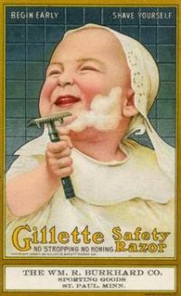 vintage ad baby