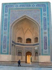 Kalon Mosque-entrance, Bukhara, Usbekistan