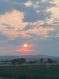 Eastern Oregon USA sunset
