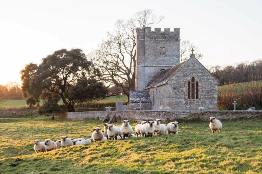 Solve Church in Whitcombe, Dorset, UK jigsaw puzzle online with 96 pieces