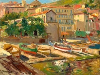 Georgy Alexandrovich Lapchine (Russian, 1885–1950), Villefranche-sur-Mer (1927)