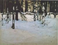 Ivan Bilibin, Winter, 1917