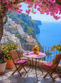 Amalfi balcony - what a view!