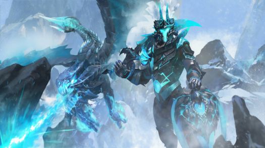 Blue Ice Dragon Knight (Huge)