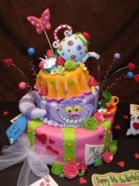 Alice in Wonderland Cake