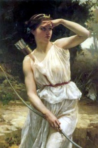 Diana, Goddess of the Hunt by Guillaume Seignac (France, b.  1870– d. 1924) 