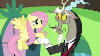 Discord and Fluttershy (My Little Pony)