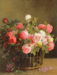 Hans Looscher - Basket of Flowers