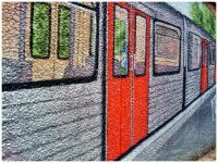 Railway Car Graffiti Wall Art #1 0f 2