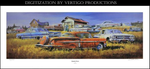 Solve Impala Farm ~ Chevrolet's By Dale Klee jigsaw puzzle online with ...