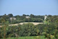 Dalham Hall and Church. Suffolk, England