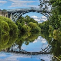 The Iron Bridge, Coalbrookdale, Shropshire, UK