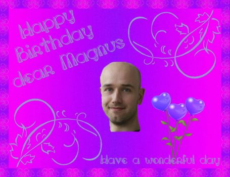 Happy Birthday dear Magnus (founder of this great Jigidi website)