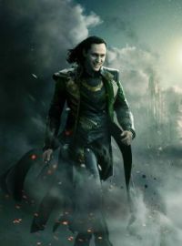 Loki on fire