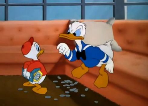 Donald Duck .... AHA!