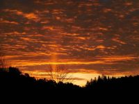 Burning sky