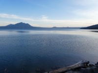 Lake Shikotsuko in Hokkaido, Japan