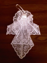 Lace Angel Christmas Tree Ornament