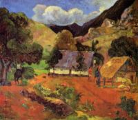 Lanscape with Three Figures by Paul Gauguin
