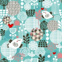 Wallpaper 291 : birds-hearts-flowers * +