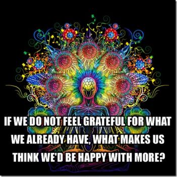 If we do not feel grateful.....