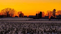 Sunset in Ohio January 26, 2022