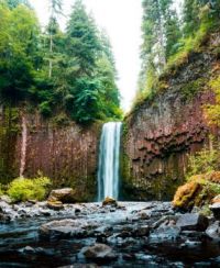 waterfall, Oregon, USA