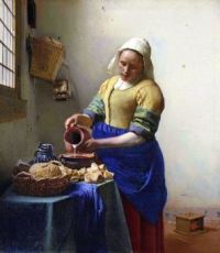 Johannes Vermeer - De melkmeid -1658