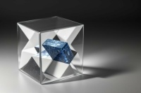 If a cube had seven sides but two of them were glass