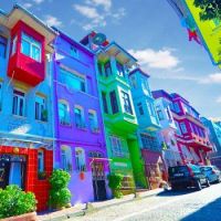 Colorful Street in Istanbul