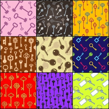 Solve Key patterns 4 jigsaw puzzle online with 225 pieces