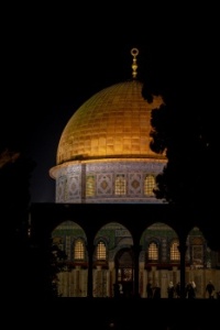 Dome of the Rock at night - Jerusalem