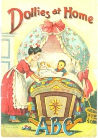 Themes vintage illustrations/pictures - Dollies at Home