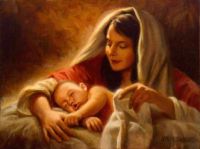Baby Jesus and Mary