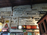 Collection of railway signs