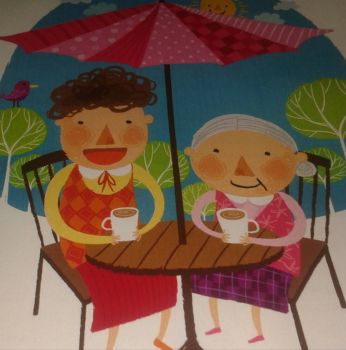 Solve Hot chocolate for Mom and Daughter xxxx jigsaw puzzle online with ...