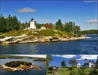 Maine Lighthouses: Burnt Island, Boothbay Harbor