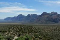 The Spring Mountains On The West Side Of Red Rock Canyon National Preserve.