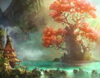 Fantasy Tree Lake Village (Massive)