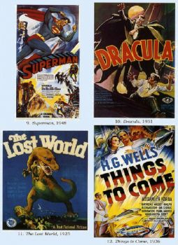 Solve Vintage Movie Posters jigsaw puzzle online with 88 pieces