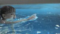 na piscina