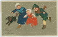 "Bonne Année." (Happy New Year), postcard